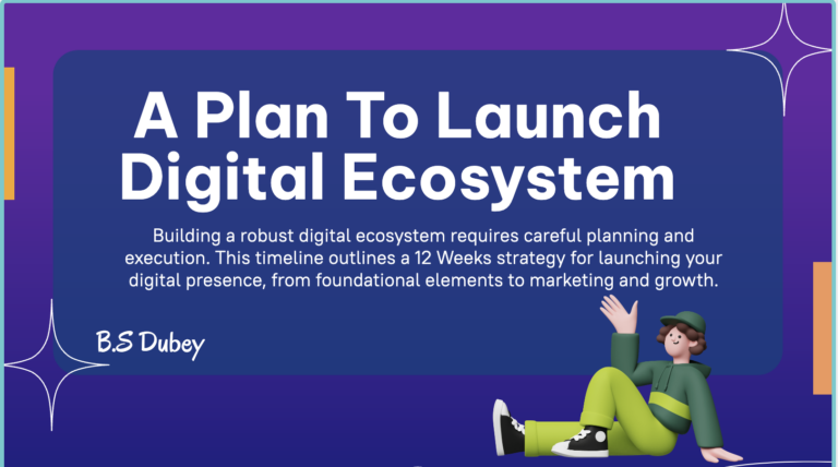 A Plan To Launch Digital Ecosystem